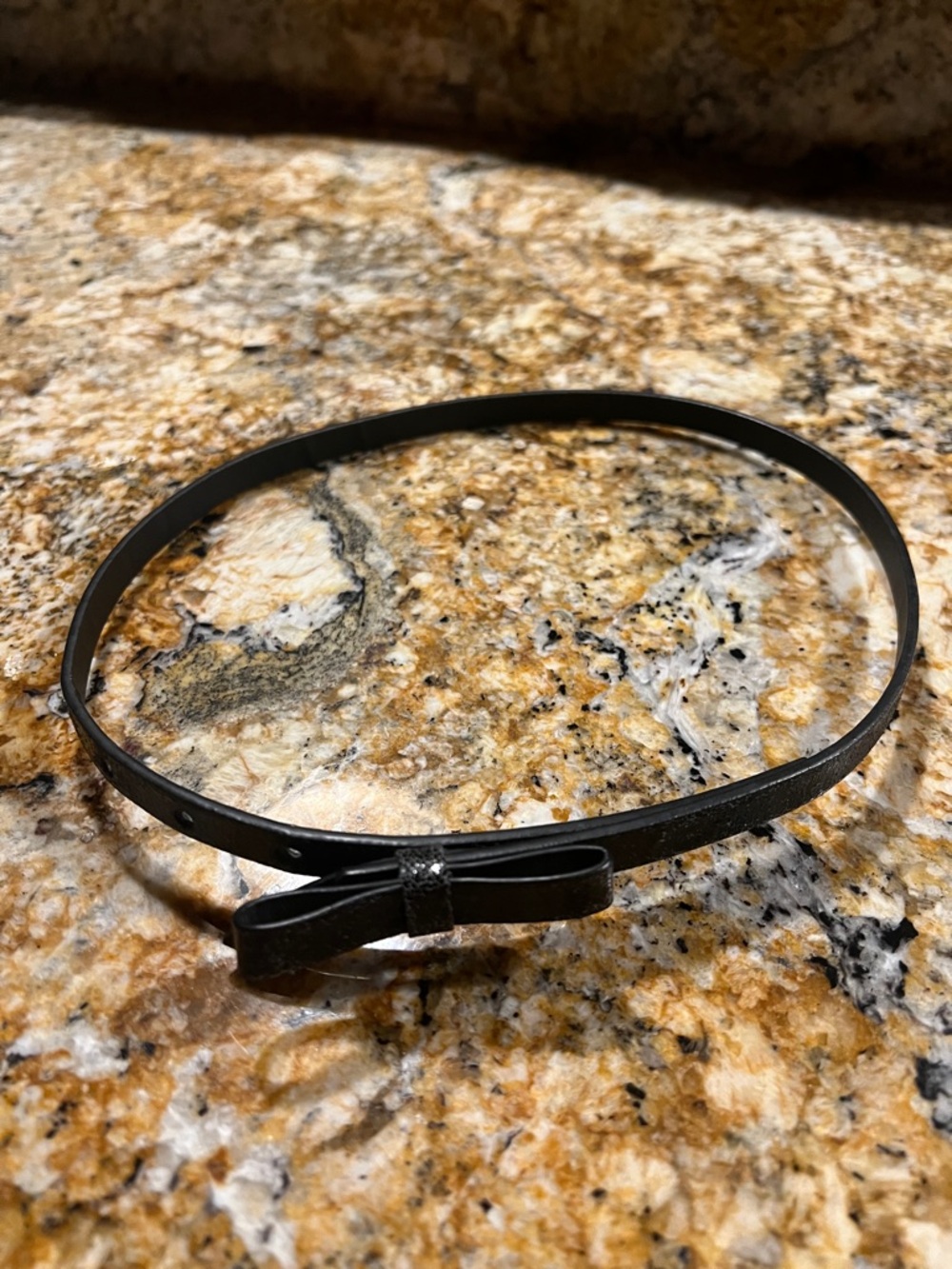 Old Navy Black Girls' Skinny Belt with Bow